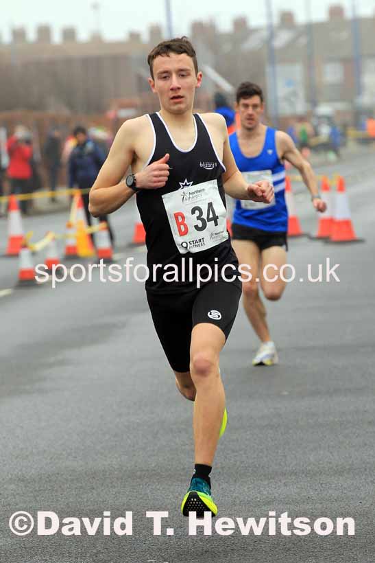 Senior mens 12 Stage 2023 Northern Mens 12 stage and Womens 6 Stage Relays and Young Athletes, Redcar. Photo: David T. Hewitson/Sports for All Pics